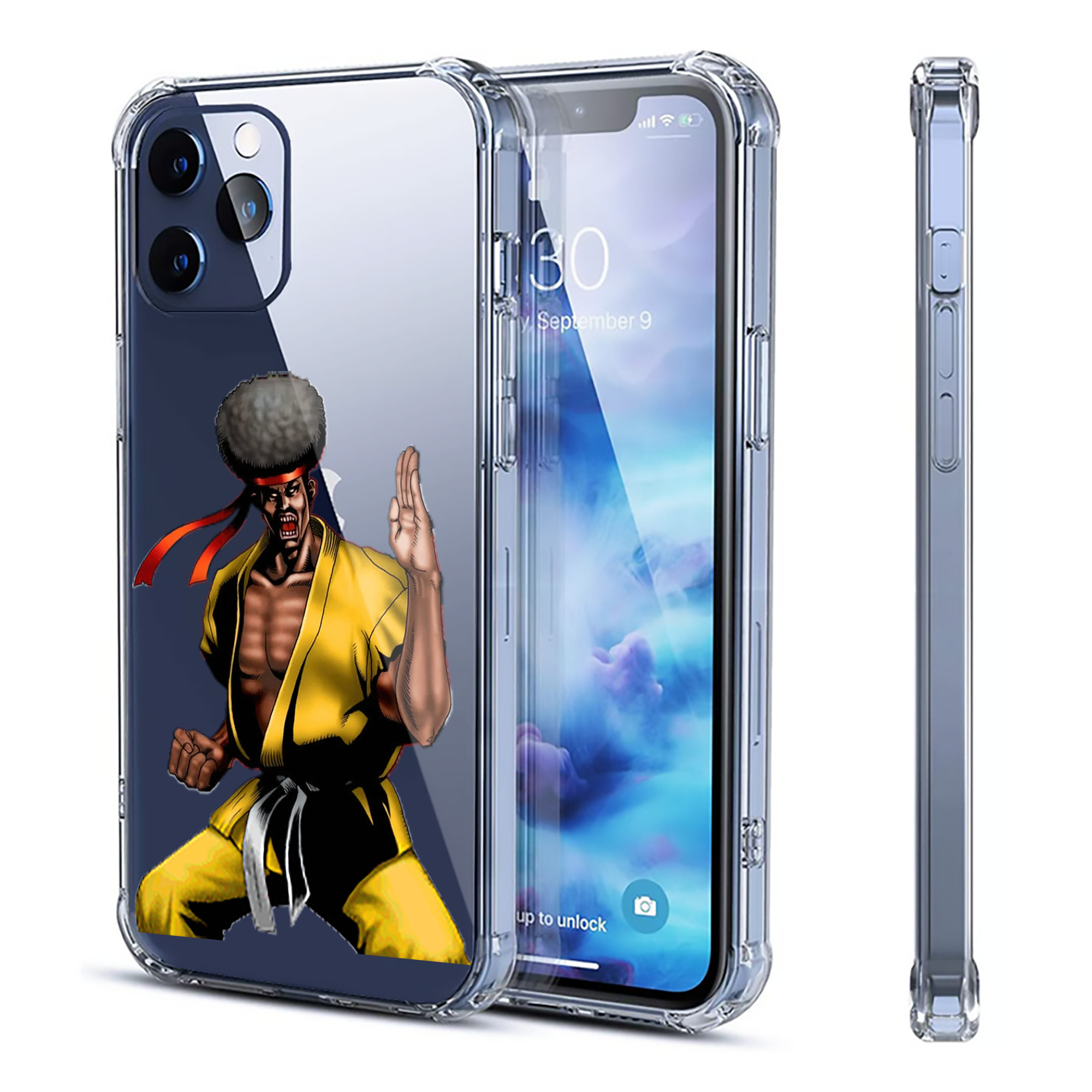 （画像用） 遊☆戯☆王 Yu-Gi-Oh! 【iPhone 12シリーズ対応】透明スマホケース（クリアソフトケース）